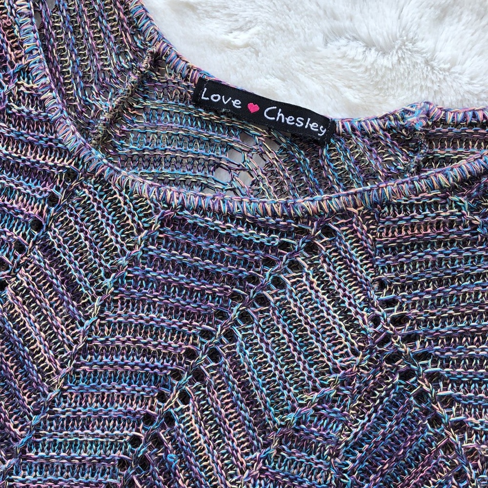 Love ❤️ Chesley Jewel-tone Airy 1/2 Sleeve Top - Picture 4 of 7
